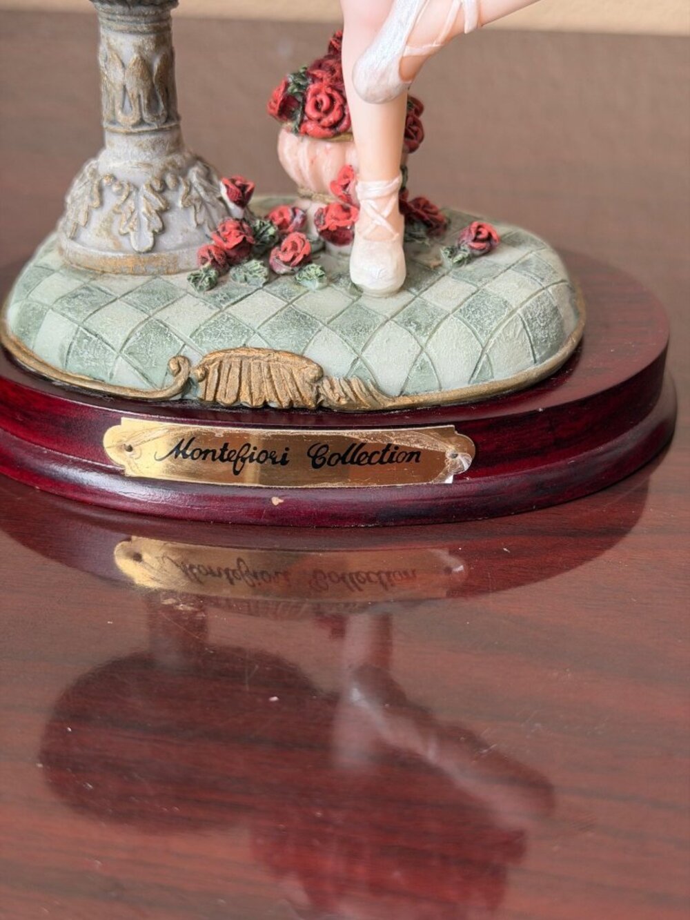1989 Montefiori Collection Ballerina Cherub & Figurines Lot Resin Set of 3 - Picture 12 of 16